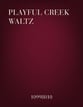 Playful Creek Waltz piano sheet music cover